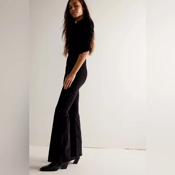 🎉LAST CHANCE🎉 Free People We The Free Jayde Cord Flare Jumpsuit - Picture 3 of 7